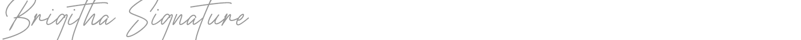 Brigitha Signature font preview